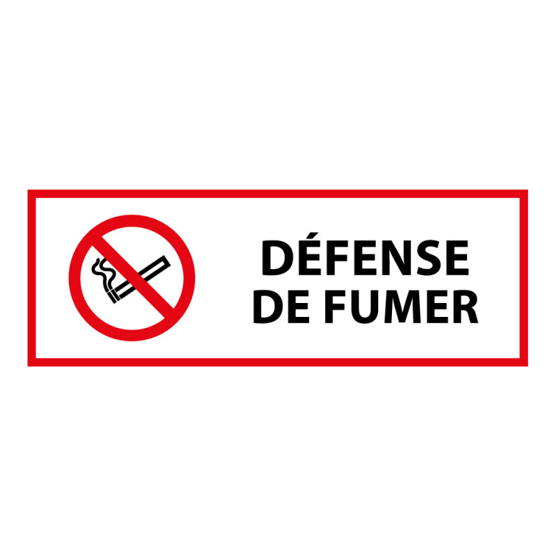 Panneau d'interdiction - Défense de fumer - P002 - ISO 7010
