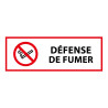 Panneau d'interdiction - Défense de fumer - P002 - ISO 7010