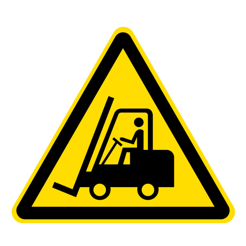 Marquage au sol - Danger chariots élévateurs - DIN51130 -ISO 7010