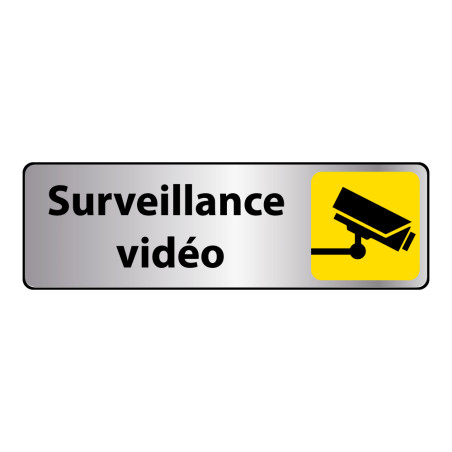 Panneau Surveillance vidéo - Signalétique de sécurité picto caméra