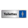 Panneau Toilettes Femme adhésif – 2 formats
