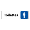 Panneau Toilettes Homme – Signalétique adhésive