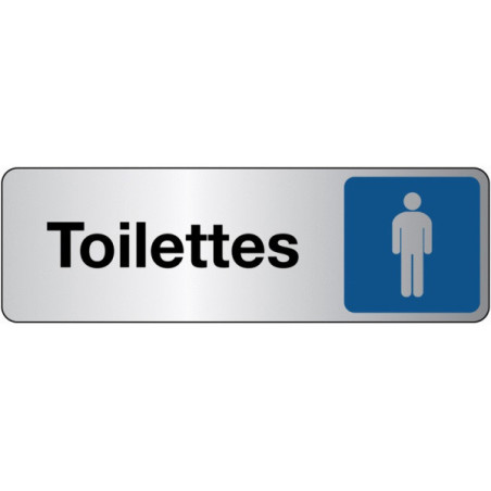Panneau Toilettes Homme – Signalétique adhésive