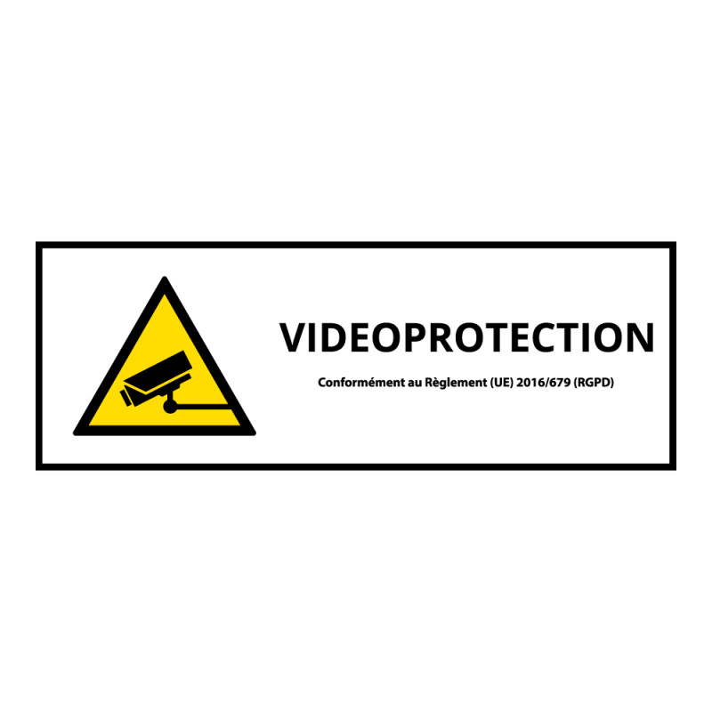 Panneau d'information - Pictogramme de sécurité Vidéo-Protection