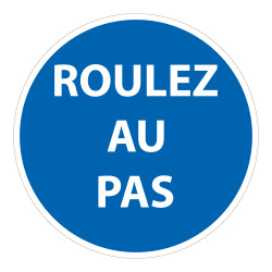 Panneau de circulation - Pictogramme Roulez au pas - B29 - ISO 7010