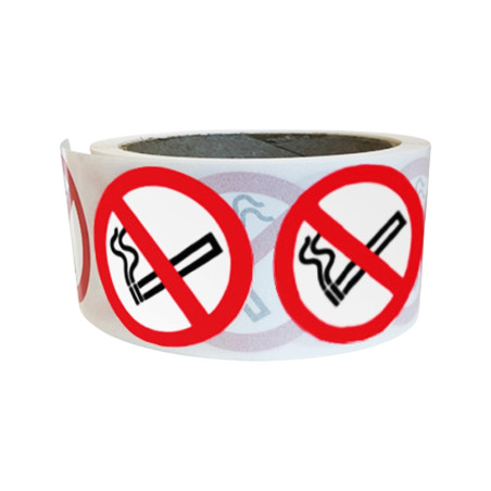 Rouleau de Pictos d'Interdiction - Interdiction de fumer - P002