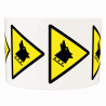 Rouleau de Pictos de Danger - Chien de garde - W013 - ISO 7010