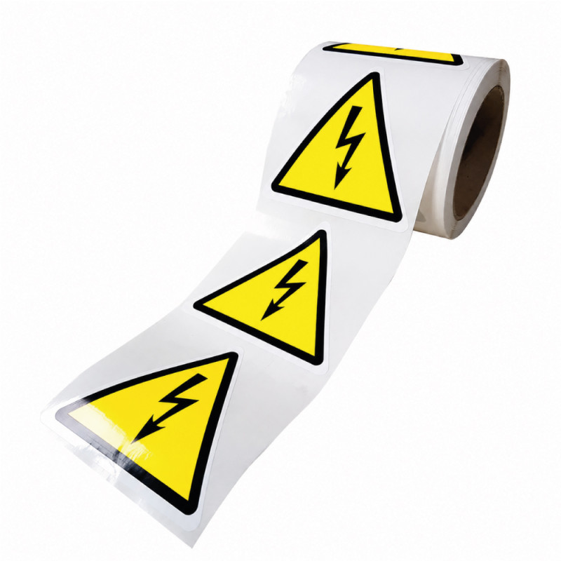 Rouleau de Pictos de Danger - Danger électricité - W012