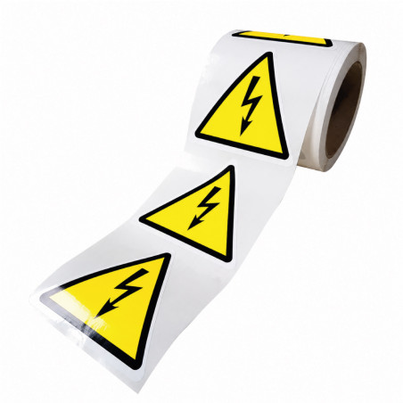 Rouleau de Pictos de Danger - Danger électricité - W012