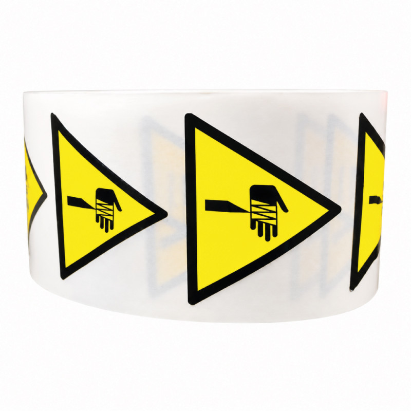 Rouleau de Pictos de Danger - Eléments pointus - W022 - ISO 7010