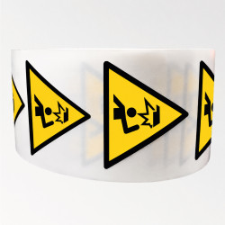 Rouleau de Pictos de Danger - Obstacle en hauteur - W020