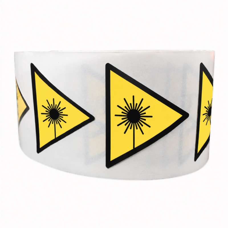 Rouleau de Pictos de Danger - Rayonnement laser - W004