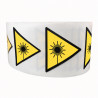 Rouleau de Pictos de Danger - Rayonnement laser - W004
