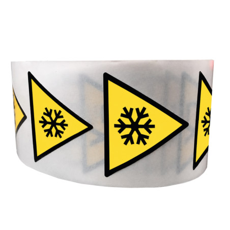 Rouleau de pictos - Danger Basses Températures - W010 - ISO 7010