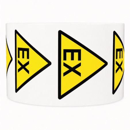 Rouleau de pictos - Danger atmosphère explosive - ATEX - W021