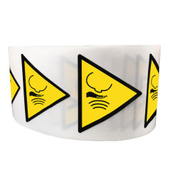Rouleau de pictos - Danger bruit fort soudain - W038 - ISO 7010