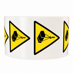 Rouleau de pictos - Danger charges suspendues - W015 - 250 ex