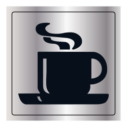 Signalisation d'information - Pictogramme Cafétéria Tasse Chaude