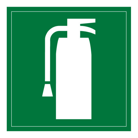 Signalétique incendie - Pictogramme Extincteur - ISO 7001