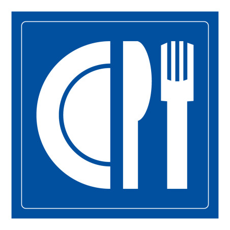 Signalétique restaurant - Pictogramme Restaurant - Gravoply
