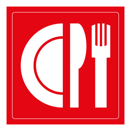 Signalétique restaurant - Pictogramme Restaurant - Gravoply