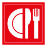 Signalétique restaurant - Pictogramme Restaurant - Gravoply