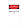 Étiquettes - Travaux en Cours - Polyester Souple - Lot de 10