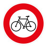 Panneau B9b Accès Interdit aux Cycles - NF