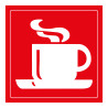 Panneau d'information - Cafétéria Tasse Chaude - Gravoply