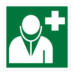 Panneau d'information - Pictogramme Médecin - E009 - ISO 7010