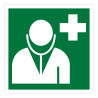 Panneau d'information - Pictogramme Médecin - E009 - ISO 7010