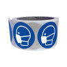 Rouleau de 250 pictos - Masque obligatoire - M016 - ISO 7010