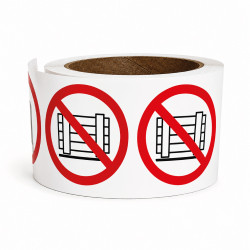 Rouleau de pictogrammes P023 - Ne pas obstruer - ISO 7010