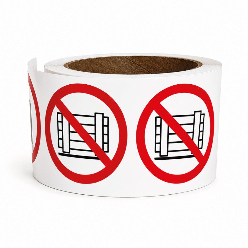 Rouleau de pictogrammes P023 - Ne pas obstruer - ISO 7010
