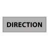 Panneau d'information bureau - Direction - 210 x 75 mm - PVC