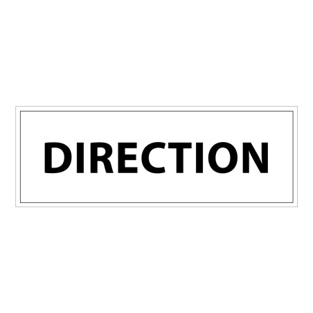 Panneau d'information bureau - Direction - 210 x 75 mm - PVC
