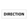 Panneau d'information bureau - Direction - 210 x 75 mm - PVC