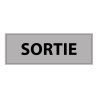 Signalétique d'information Entreprise - Sortie - 210 x 75 mm