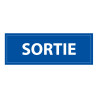 Panneau de sécurité - Signalisation Sortie - 210 x 75 mm