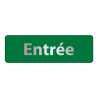 Panneau signalétique d'accueil - Picto Entrée - Fixation adhésive