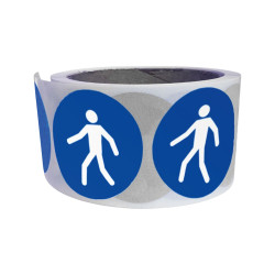 Rouleau de Pictos d'Obligation - Utiliser le passage - M024