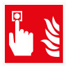 Signalétique incendie - Point d'alarme - Norme ISO 7010