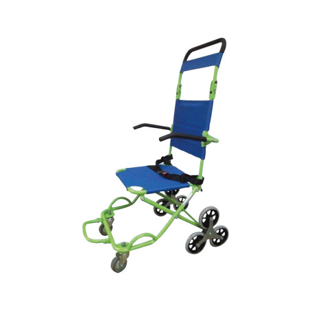 Chaise évacuation - 3 roues mont/Montée/Descente - Aluminium