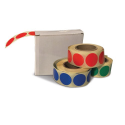 Pastilles - Multi-Usage - Papier Adhésif - Rouleau de 500 ex