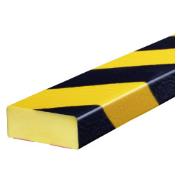 Butoir de protection plat adhésif – Profil D - Mousse polyuréthane