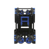 Chariot manutention pliable - Alu et Polypropylène - Charge 137kg