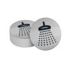 Panneau d'information - Pictogramme Douche - 83 mm - Acier brossé