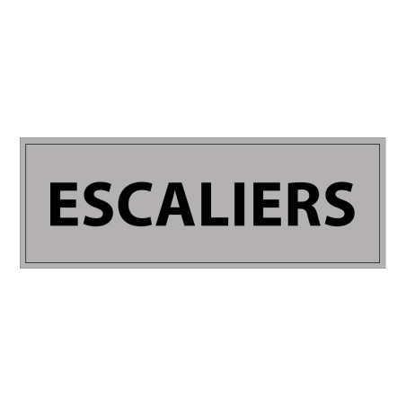 Signalétique d'information - Pictogramme Escaliers - 210 x 75 mm