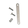 Plaque de fixation - Panneau sur grillage 146x20mm - Alu