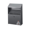 Cendrier mural - Métal revêtement époxy polyester - 4L